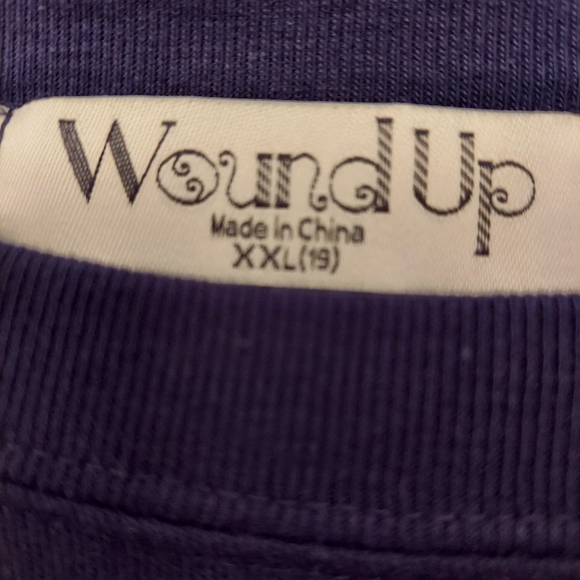 Navy printed sweatshirt - Picture 4 of 4